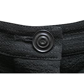 Autre Marque-Vintage Black Chanel Boutique Spring/Summer 1999 Wool Skirt Size FR 48-Black