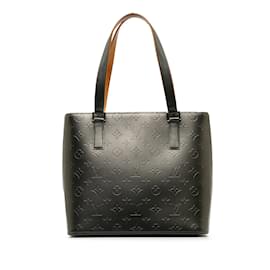 Louis Vuitton-Gray Louis Vuitton Monogram Mat Stockton Tote Bag-Other