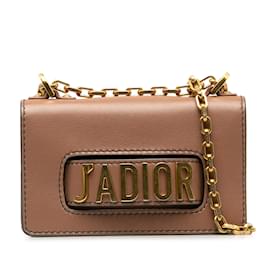 Dior-Sac porté épaule à rabat en chaîne Dior Mini JaDior rose-Rose