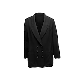 Autre Marque-vintage Noir Chanel Boutique Blazer Taille US L-Noir