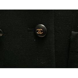 Autre Marque-Vintage Black Chanel Boutique Blazer Size US L-Black