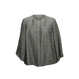 Black & Multicolor Chanel Alpaca-Blend Tweed Jacket Size FR 44 Black