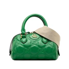 Gucci-Cartable vert Gucci Mini GG Matelasse Marmont-Vert