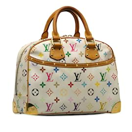 Louis Vuitton-Bolsa Louis Vuitton Monograma Multicolore Trouville Branca-Branco