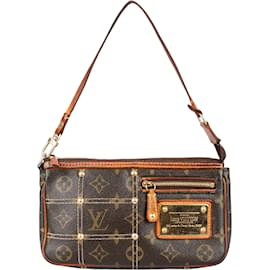 Louis Vuitton-Louis Vuitton Rivet Canvas Monogram Pochette Accessoire-Brown