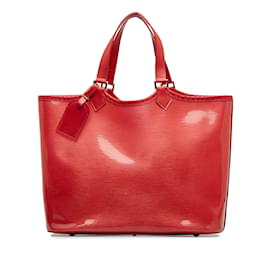 Louis Vuitton-Red Louis Vuitton Epi Plage Lagoon Bay GM Tote Bag-Red