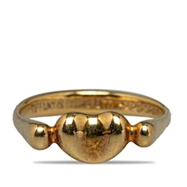 Tiffany & Co-Gold Tiffany 18K Bean Ring-Golden