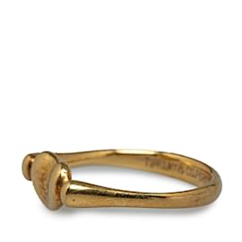 Tiffany & Co-Gold Tiffany 18K Bean Ring-Golden
