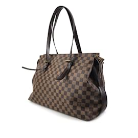 Louis Vuitton-Sac à bandoulière marron Louis Vuitton Damier Ebene Chelsea-Marron