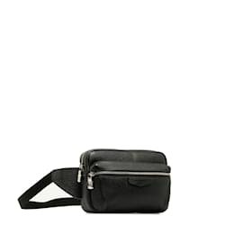 Louis Vuitton-Black Louis Vuitton Taiga Outdoor Bumbag Belt Bag-Black