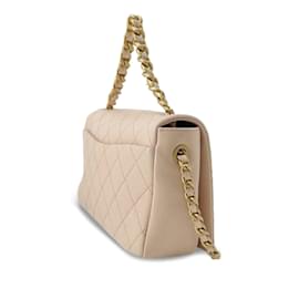 Chanel-Beige Chanel Medium Caviar Fashion Therapy Flap Bag Satchel-Beige