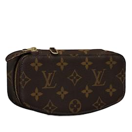 Louis Vuitton-Étui à bijoux marron Louis Vuitton Monogram Monte Carlo PM-Marron