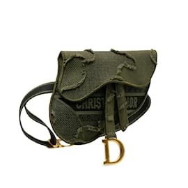 Dior-Sac ceinture Saddle camouflage vert Dior-Vert