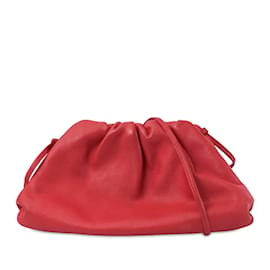Bottega Veneta-Red Bottega Veneta The Mini Pouch Crossbody Bag-Red