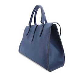 Gucci-Bolso satchel suave Jackie pequeño de Gucci en azul-Azul