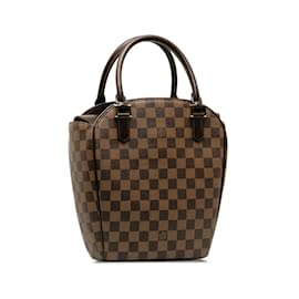 Louis Vuitton-Brown Louis Vuitton Damier Ebene Sarria Seau Handbag-Brown