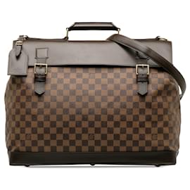 Louis Vuitton-Brown Louis Vuitton Damier Ebene West End PM Travel Bag-Brown