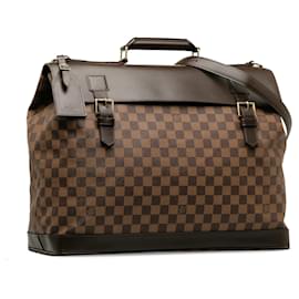 Louis Vuitton-Bolsa de viagem Louis Vuitton Damier Ebene West End PM marrom-Marrom