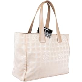 Chanel-Chanel Travel Line Shopper Bag-Beige