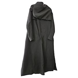 Rick Owens-Long coat-Black