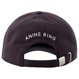 Anine Bing-Jeremy Cap - ANINE BING - Cotton - Black-Black