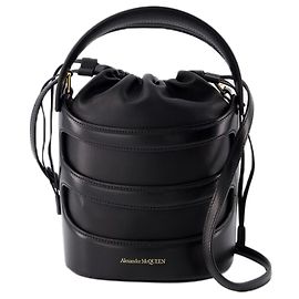 Borsa Rise - Alexander McQueen - Pelle - Nera Nero