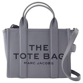 Marc Jacobs-The Small Tote - Marc Jacobs - Couro - Cinza-Cinza