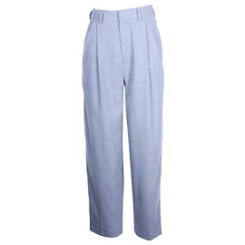 Alexander McQueen Tapered-Hose aus grauer Polyesterwolle Grau