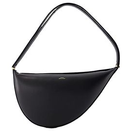 Totême Bolsa de Ombro Scoop - TOTEME - Couro - Preto Preto