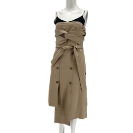 Autre Marque-ROKH  Dresses T.fr 38 cotton-Beige