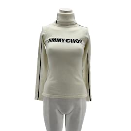 Jimmy Choo-JIMMY CHOO Prendas de punto Camiseta.Lana XS Internacional-Blanco