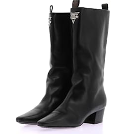 Louis Vuitton-Louis Vuitton ankle boots T.EU 39 Leather-Black