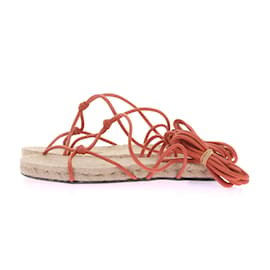 Autre Marque-JACK ERWIN  Sandals T.US 8 leather-Orange