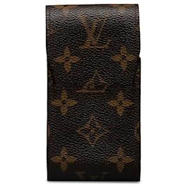 Louis Vuitton-Portasigarette monogramma marrone Louis Vuitton-Marrone