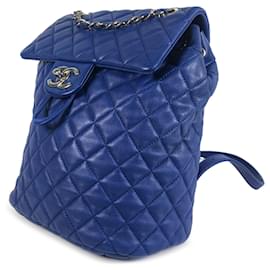 Chanel-Chanel Blue Urban Spirit Backpack-Blue