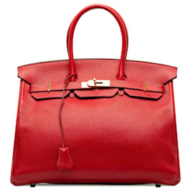 Hermès-Hermès rouge 2011 Clémence Birkin Retourne 35-Rouge