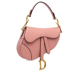 Dior-Mini bolsa de couro rosa Dior-Rosa