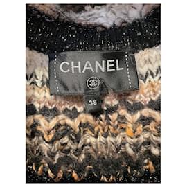 Chanel-Coats, Outerwear-Brown,Black,Beige