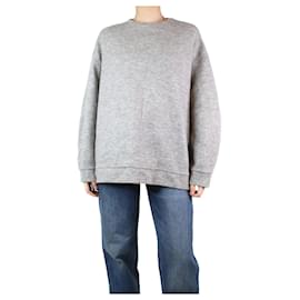 Autre Marque-Grey cashmere-blend sweatshirt - size UK 10-Grey