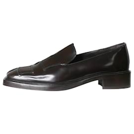 Autre Marque-Dark brown Interwoven loafers - size EU 38-Brown
