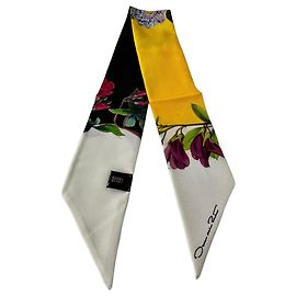 Oscar de la Renta Twilly de Seda Multicolor