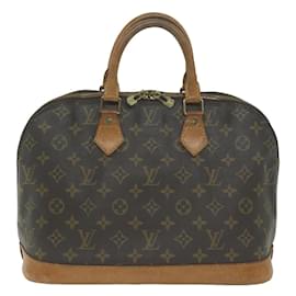 Louis Vuitton-Bolso de mano Alma con monograma LOUIS VUITTON M51130 LV Auth 64965-Monograma