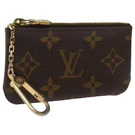 Louis Vuitton-LOUIS VUITTON Monogram Pochette Cles Coin Purse M62650 LV Auth 62251-Monogram