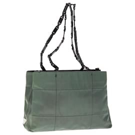 Prada-PRADA Shoulder Bag Nylon Green Auth 65556-Green