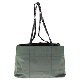 Prada-PRADA Shoulder Bag Nylon Green Auth 65556-Green