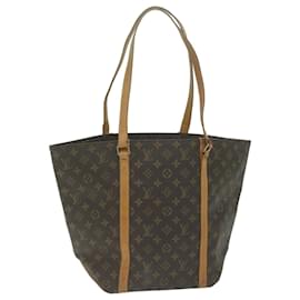 Louis Vuitton-LOUIS VUITTON Monogram Sac Shopping Tote Bag M51108 Auth LV 65004-Monogramme