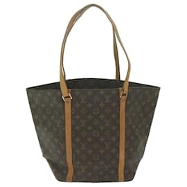 Louis Vuitton-LOUIS VUITTON Monogram Sac Shopping Tote Bag M51108 Auth LV 65004-Monogramme