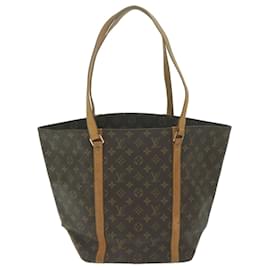 Louis Vuitton-LOUIS VUITTON Monogram Sac Shopping Tote Bag M51108 LV Auth 65004-Monogram