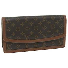 Louis Vuitton-LOUIS VUITTON Monogram Pochette Dam GM Pochette M51810 LV Auth ep2975-Monogramme