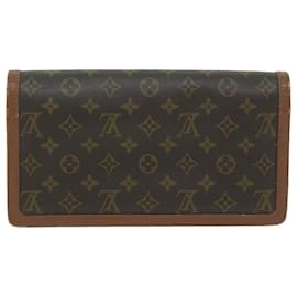 Louis Vuitton-LOUIS VUITTON Monogram Pochette Dam GM Pochette M51810 LV Auth ep2975-Monogramme